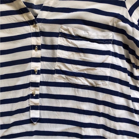 Zara Striped Sailor Blouse - Picture 6 of 6